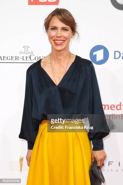 Anneke Kim Sarnau attends the Lola - German Film Award red carpet at Messe Berlin on April 27, 2018 in Berlin, Germany.