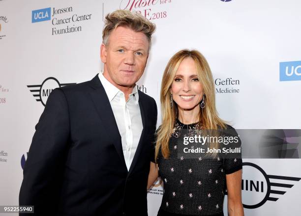 Gordon Ramsay and Dana Walden attends UCLA Jonsson Cancer Center Foundation Hosts 23rd Annual "Taste for a Cure" Event Honoring President of...