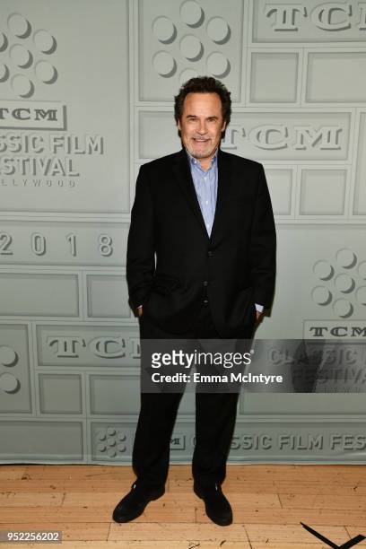 Comedian Dennis Miller attends Day 2 of the 2018 TCM Classic Film Festival on April 27, 2018 in Hollywood, California. 350620.