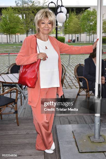 Judy Winter during the 45th anniversary celebration of Ziegler Film at Tipi am Kanzleramt on April 27, 2018 in Berlin, Germany.