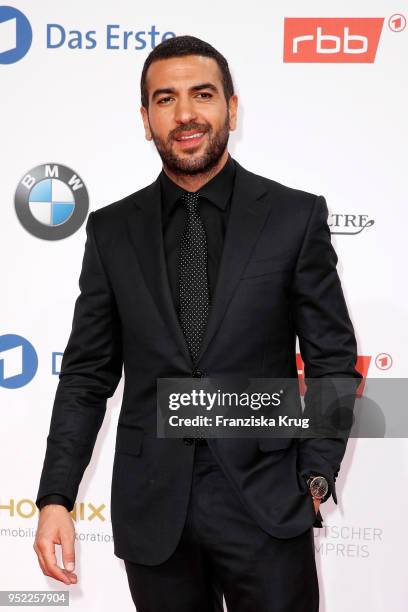 Elyas M'Barek attends the Lola - German Film Award red carpet at Messe Berlin on April 27, 2018 in Berlin, Germany.