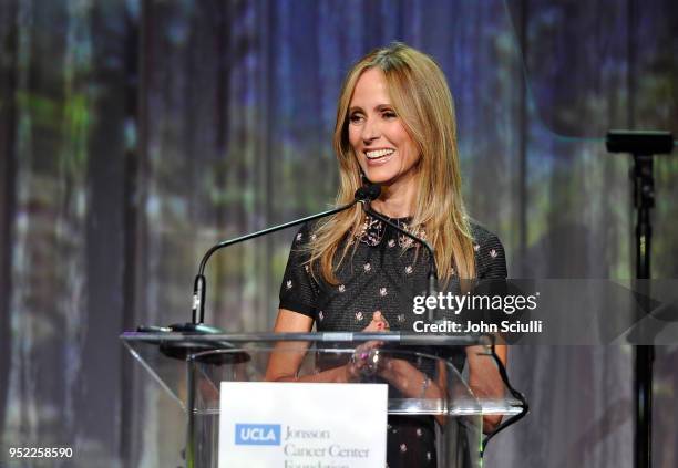 Dana Walden speaks on stage during UCLA Jonsson Cancer Center Foundation Hosts 23rd Annual "Taste for a Cure" Event Honoring President of Alternative...