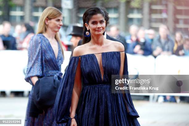 Shermine Shahrivar attends the Lola - German Film Award red carpet at Messe Berlin on April 27, 2018 in Berlin, Germany.