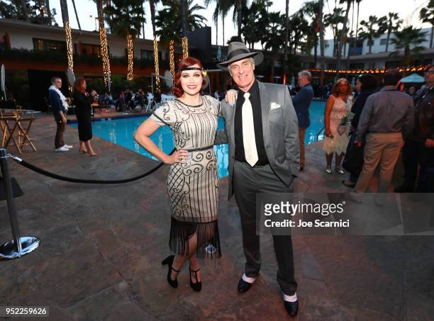 Filmstruck host Alicia Malone and Actor Keith Carradine attends the screening of 'The Roaring Twenties' during Day 2 of the 2018 TCM Classic Film...