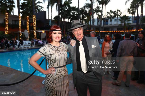Filmstruck host Alicia Malone and Actor Keith Carradine attend the screening of 'The Roaring Twenties' during Day 2 of the 2018 TCM Classic Film...