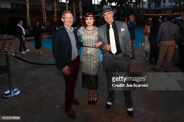 Sr. Manager of Enterprises & Strategic Partnerships of TMC, Mark Wynns, TCM & Filmstruck host Alicia Malone and Actor keith Carradine attends the...