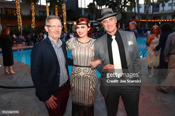 Sr. Manager of Enterprises & Strategic Partnerships of TMC, Mark Wynns, TCM & Filmstruck host Alicia Malone and Actor Keith Carradine attends the...