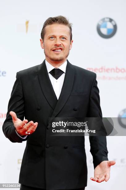 Roman Knizka attends the Lola - German Film Award red carpet at Messe Berlin on April 27, 2018 in Berlin, Germany.