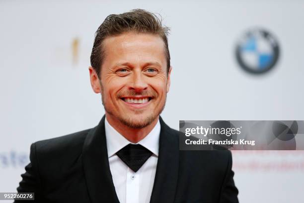 Roman Knizka attends the Lola - German Film Award red carpet at Messe Berlin on April 27, 2018 in Berlin, Germany.