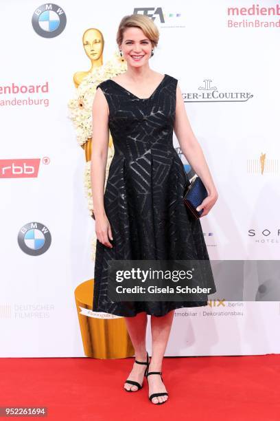 Rike Schmid during the Lola - German Film Award red carpet at Messe Berlin on April 27, 2018 in Berlin, Germany.
