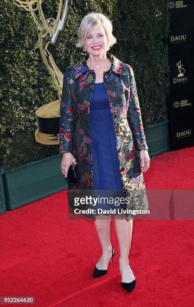 Actress Mary Beth Evans attends the 45th Annual Daytime Creative Arts Emmy Awards at Pasadena Civic Auditorium on April 27, 2018 in Pasadena,...