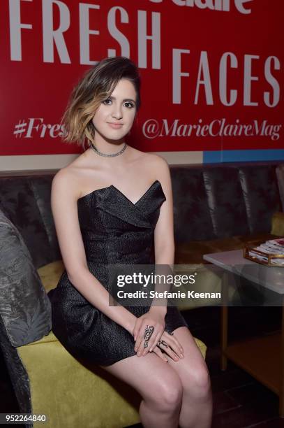 Laura Marano attends Marie Claire Celebrates Fifth Annual 'Fresh Faces' in Hollywood with SheaMoisture, Simon G. And Sam Edelman at Poppy on April...