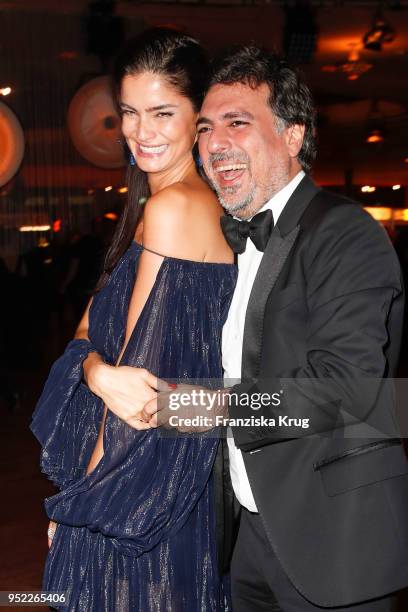 Shermine Shahrivar and Shan Rahimkhan during the Lola - German Film Award Party at Palais am Funkturm on April 27, 2018 in Berlin, Germany.