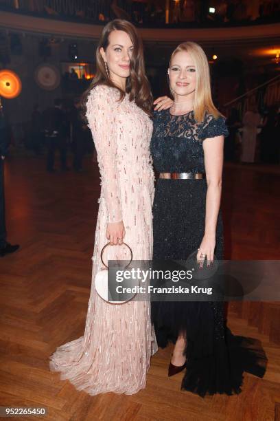 Alice Dwyer and Jennifer Ulrich during the Lola - German Film Award Party at Palais am Funkturm on April 27, 2018 in Berlin, Germany.