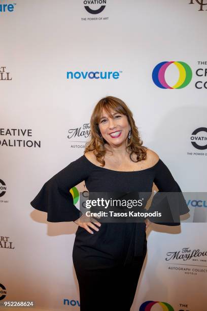 Robin Bronk attends the Creative Coalition's "Right To Bear Arts" Gala Fundraiser on April 27, 2018 in Washington D.C..