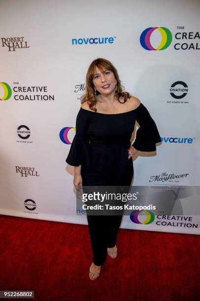 Robin Bronk attends the Creative Coalition's "Right To Bear Arts" Gala Fundraiser on April 27, 2018 in Washington D.C..