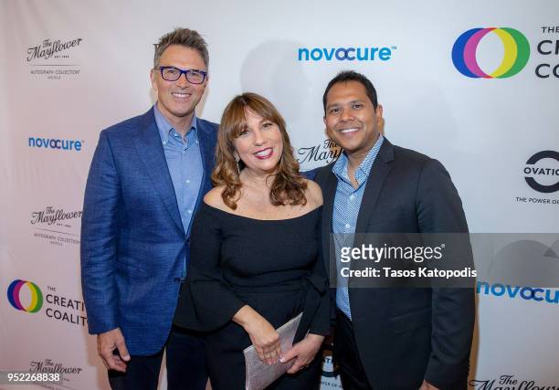 Tim Daily and Robin Bronk attend the Creative Coalition's "Right To Bear Arts" Gala Fundraiser on April 27, 2018 in Washington D.C..