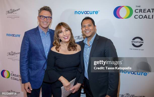 Tim Daily and Robin Bronk attend the Creative Coalition's "Right To Bear Arts" Gala Fundraiser on April 27, 2018 in Washington D.C..