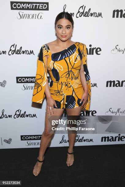 Ally Brooke attends Marie Claire Celebrates Fifth Annual 'Fresh Faces' in Hollywood with SheaMoisture, Simon G. And Sam Edelman at Poppy on April 27,...