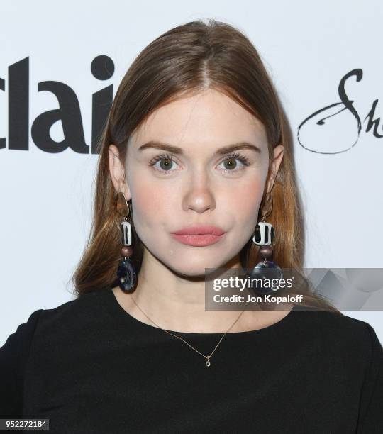 Holland Roden attends Marie Claire's 5th Annual 'Fresh Faces' at Poppy on April 27, 2018 in Los Angeles, California.