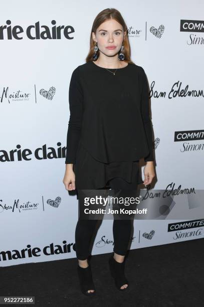 Holland Roden attends Marie Claire's 5th Annual 'Fresh Faces' at Poppy on April 27, 2018 in Los Angeles, California.
