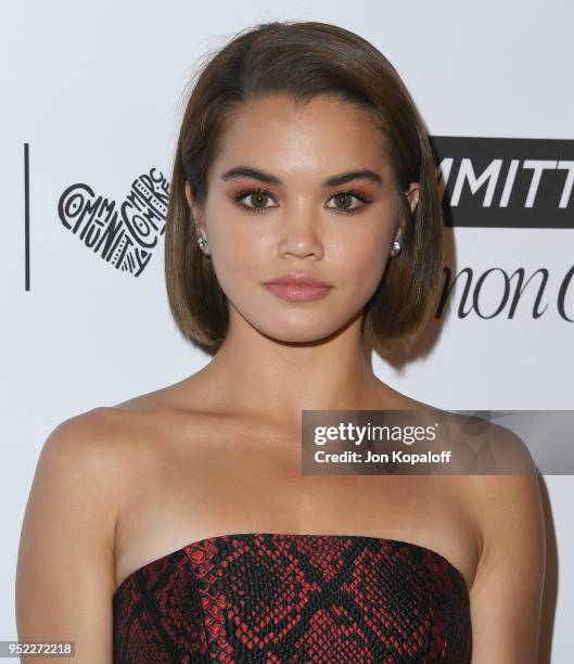 Paris Berelc attends Marie Claire's 5th Annual 'Fresh Faces' at Poppy on April 27, 2018 in Los Angeles, California.