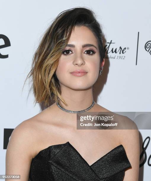 Laura Marano attends Marie Claire's 5th Annual 'Fresh Faces' at Poppy on April 27, 2018 in Los Angeles, California.