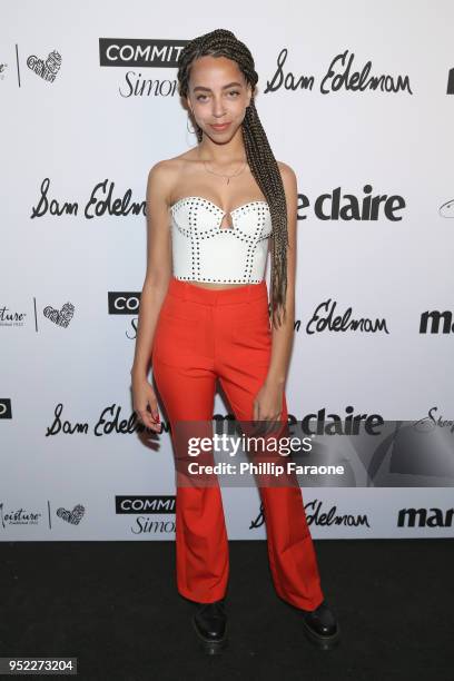 Hayley Law attends Marie Claire Celebrates Fifth Annual 'Fresh Faces' in Hollywood with SheaMoisture, Simon G. And Sam Edelman at Poppy on April 27,...