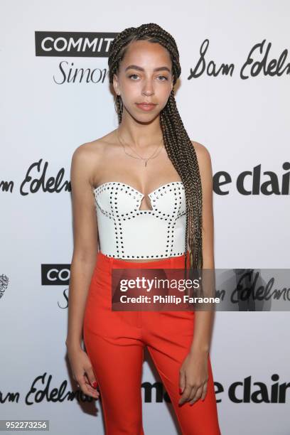 Hayley Law attends Marie Claire Celebrates Fifth Annual 'Fresh Faces' in Hollywood with SheaMoisture, Simon G. And Sam Edelman at Poppy on April 27,...