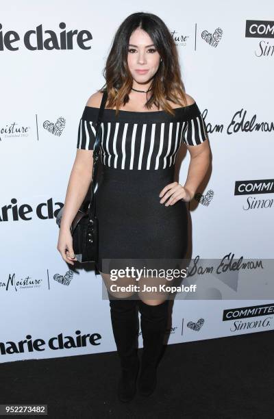 Jillian Rose Reed attends Marie Claire's 5th Annual 'Fresh Faces' at Poppy on April 27, 2018 in Los Angeles, California.