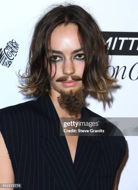 Brigette Lundy-Paine arrives at the Marie Claire's 5th Annual 'Fresh Faces' at Poppy on April 27, 2018 in Los Angeles, California.