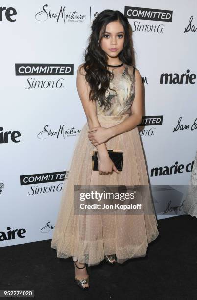 Jenna Ortega attends Marie Claire's 5th Annual 'Fresh Faces' at Poppy on April 27, 2018 in Los Angeles, California.