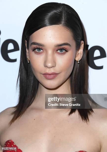 Amanda Steele arrives at the Marie Claire's 5th Annual 'Fresh Faces' at Poppy on April 27, 2018 in Los Angeles, California.