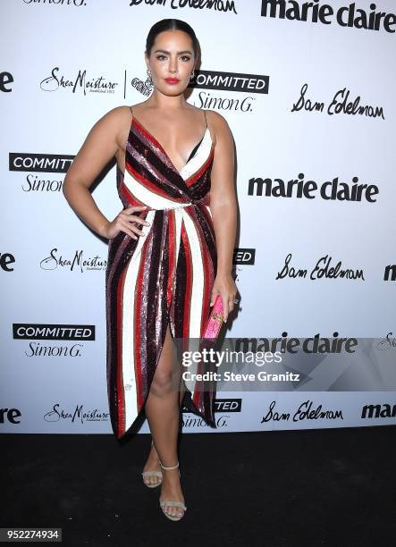 Beau Dunn arrives at the Marie Claire's 5th Annual 'Fresh Faces' at Poppy on April 27, 2018 in Los Angeles, California.