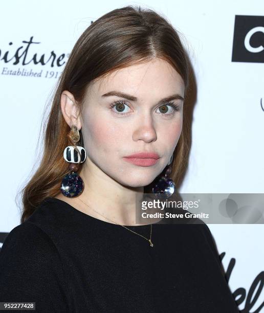 Holland Roden arrives at the Marie Claire's 5th Annual 'Fresh Faces' at Poppy on April 27, 2018 in Los Angeles, California.