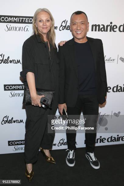 Marie Claire Creative Director Kate Lanphear and Joe Zee attend Marie Claire Celebrates Fifth Annual 'Fresh Faces' in Hollywood with SheaMoisture,...