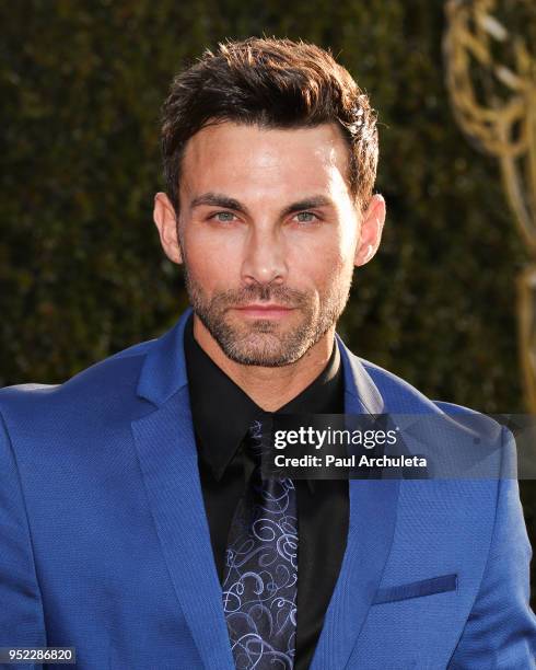 Actor Erik Fellows attends the 45th Annual Daytime Creative Arts Emmy Awards at the Pasadena Civic Auditorium on April 27, 2018 in Pasadena,...