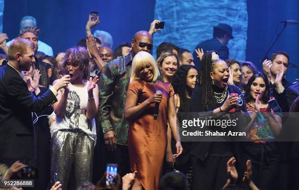 Perform during the 2018 We Are Family Foundation Celebration Gala at Hammerstein Ballroom on April 27, 2018 in New York City.