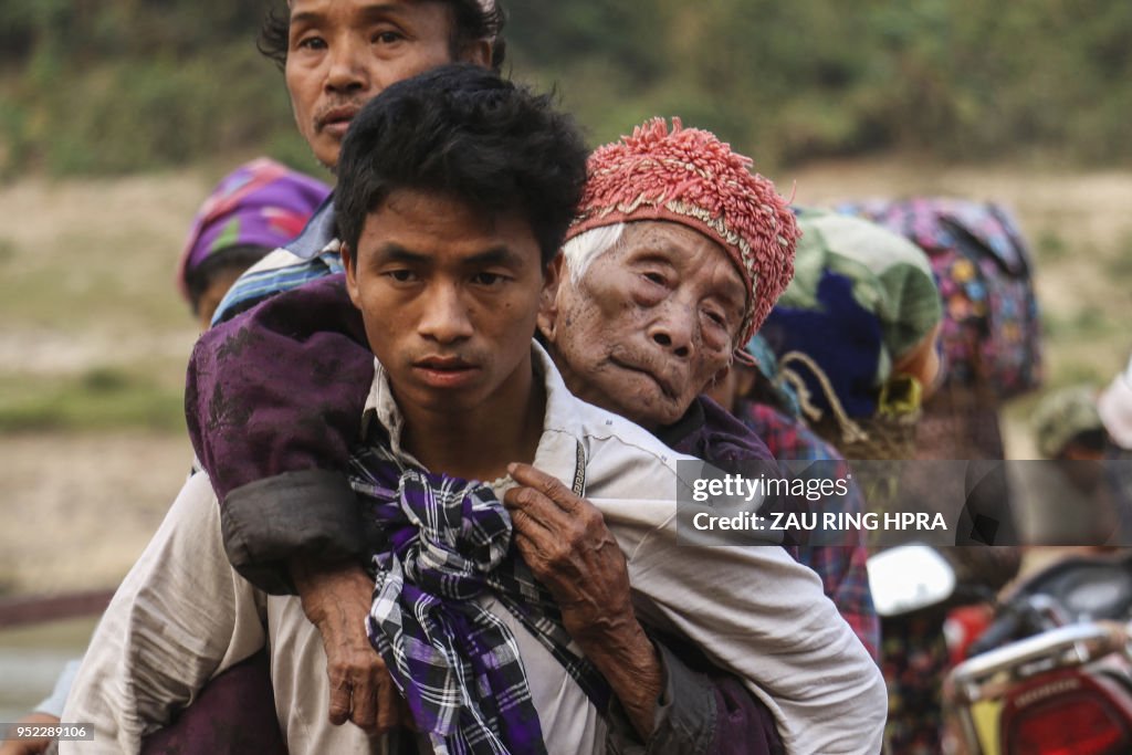 TOPSHOT-MYANMAR-CONFLICT-UNREST