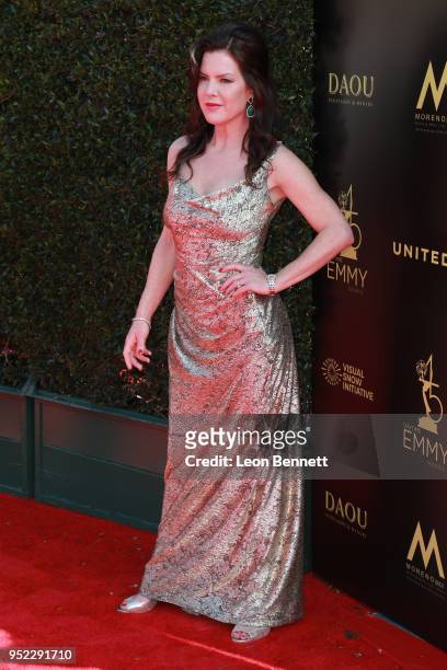 Actress Kira Reed Lorsch attends the 45th Annual Daytime Creative Arts Emmy Awards - Arrivals at Pasadena Civic Auditorium on April 27, 2018 in...