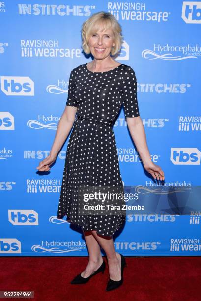 Actress Annica Duell attends 'In Stitches - A Night Of Laughs' comedy event benefiting the Hydrocephalus Association at The Novo by Microsoft on...