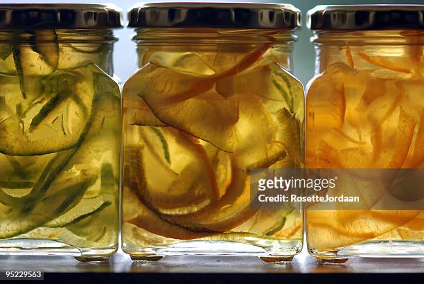 colourful marmalades - marmalade stock pictures, royalty-free photos & images