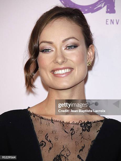 Olivia Wilde attends to the 20th Anniversary - 2009 EMA Awards held on the backlot at Paramount Studios on October 25, 2009 in Los Angeles,...