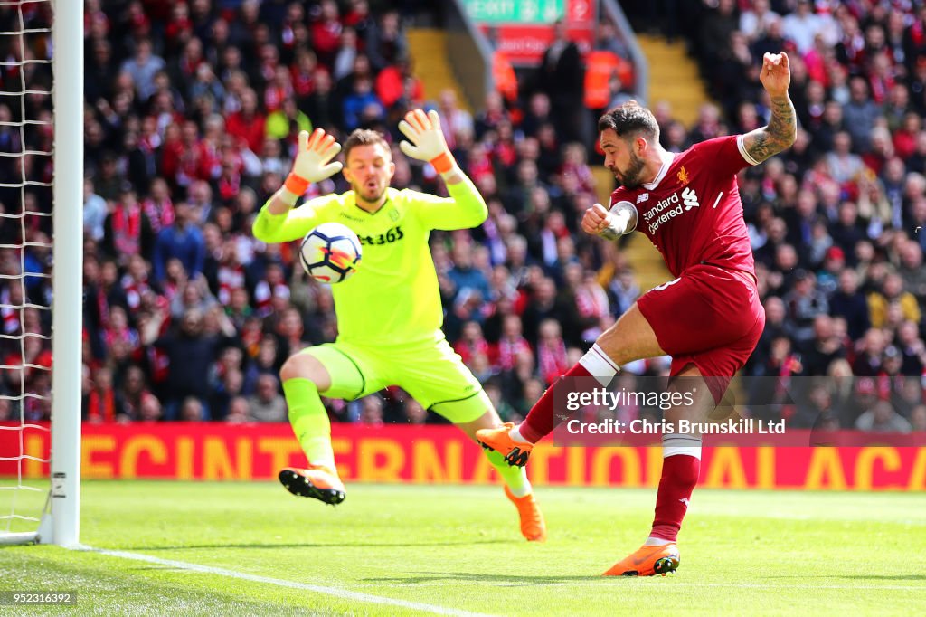 Liverpool v Stoke City - Premier League