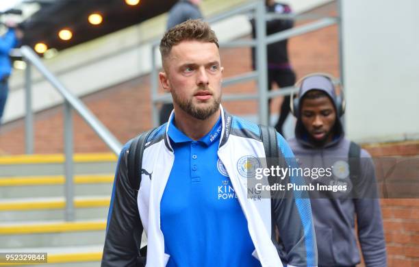 Ben Hamer of Leicester City arrives at Selhurst Park ahead of the Premier League match between Crystal Palace and Leicester City at Selhurst Park on...