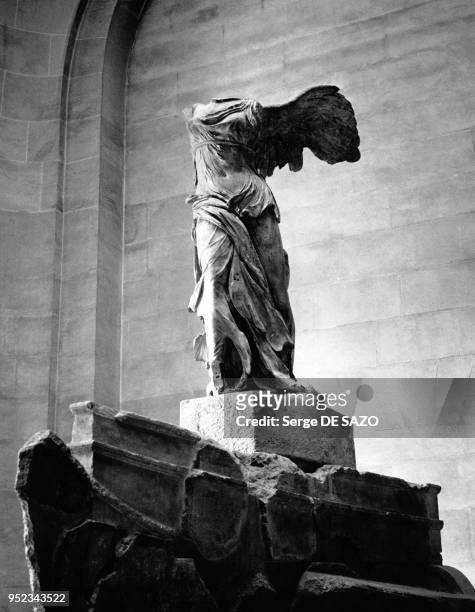 La Victoire de Samothrace au musée du Louvre à Paris, en France.