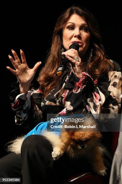 Lisa Vanderpump attends "Wait Wait... Don't Kill Me-2" at The Broad Stage on April 27, 2018 in Santa Monica, California.