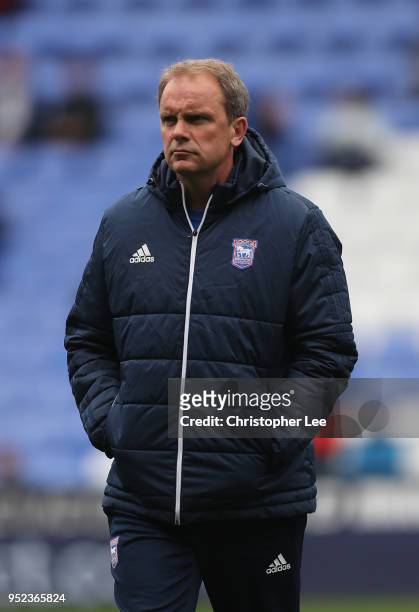 Ipswich Town Care-Taker Manager Bryan Klug during the Sky Bet Championship match between Reading and Ipswich Town at Madejski Stadium on April 28,...