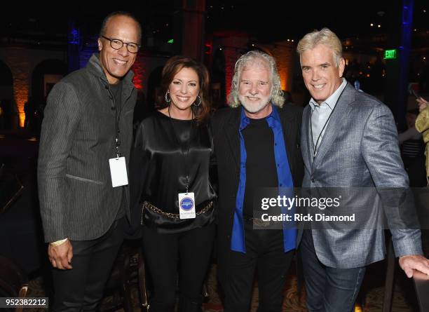 Lester Holt NBC Nightly News/Dateline, Kyra Phillips CNN Anchor, Host/Rolling Stones Keyboardist Chuck Leavell and John Roberts Fox News White House...