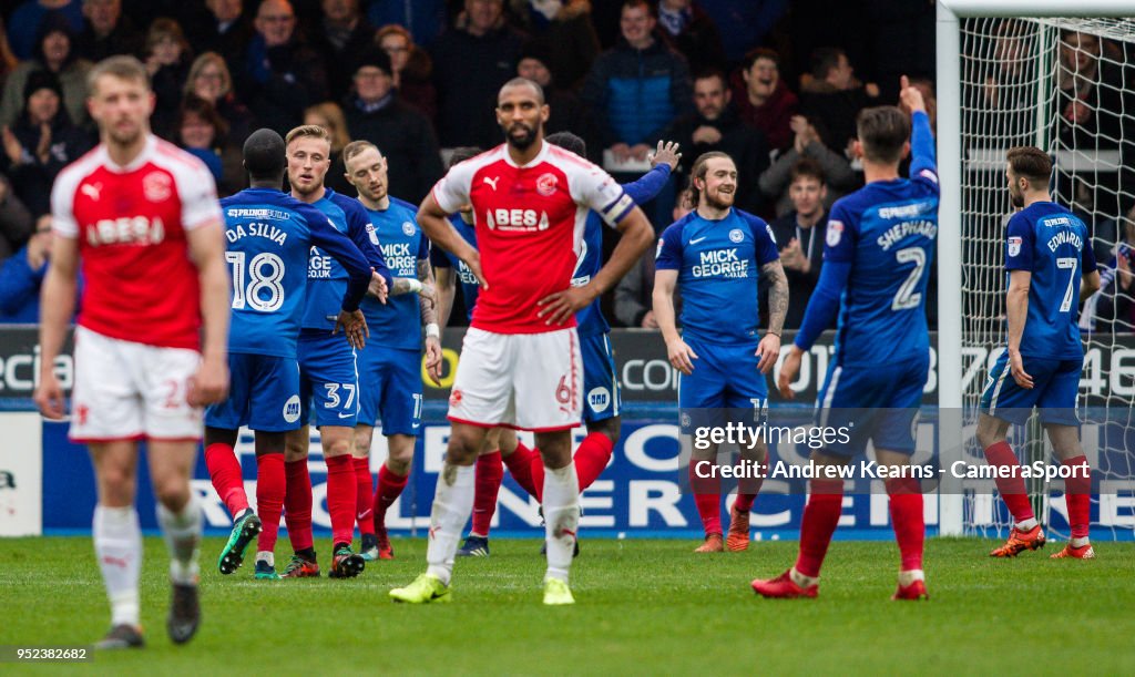 Peterborough United v Fleetwood Town - Sky Bet League One